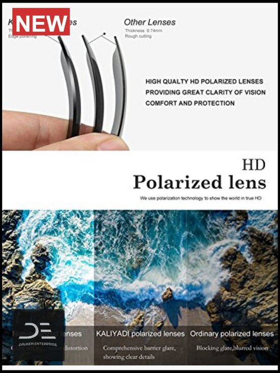 Classic Aviator Sunglasses with Polarized UV Blocking Lenses main image 6